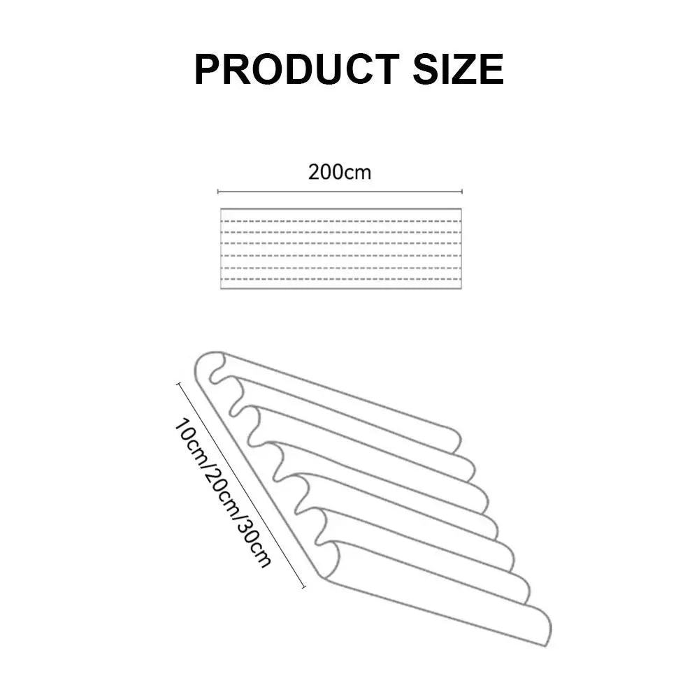 Foam Edge & Corner Guard Strip 2m | Self-Adhesive Baby Safety Edge Corner Guard Axl