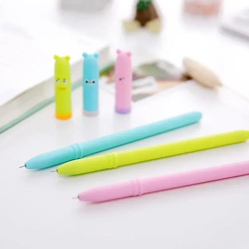 Kawaii Gel Pen Set – Doughnut & Polar Bear Cute Writing Pens Kawaii Gel Pen Set Axl