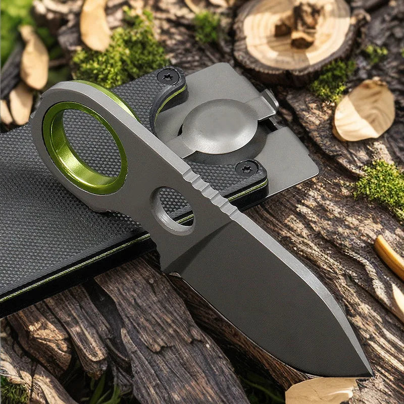 Mini Kitchen Knife with Finger Guard Sheath | 5CR15MOV Steel Mini Kitchen Knife Axl