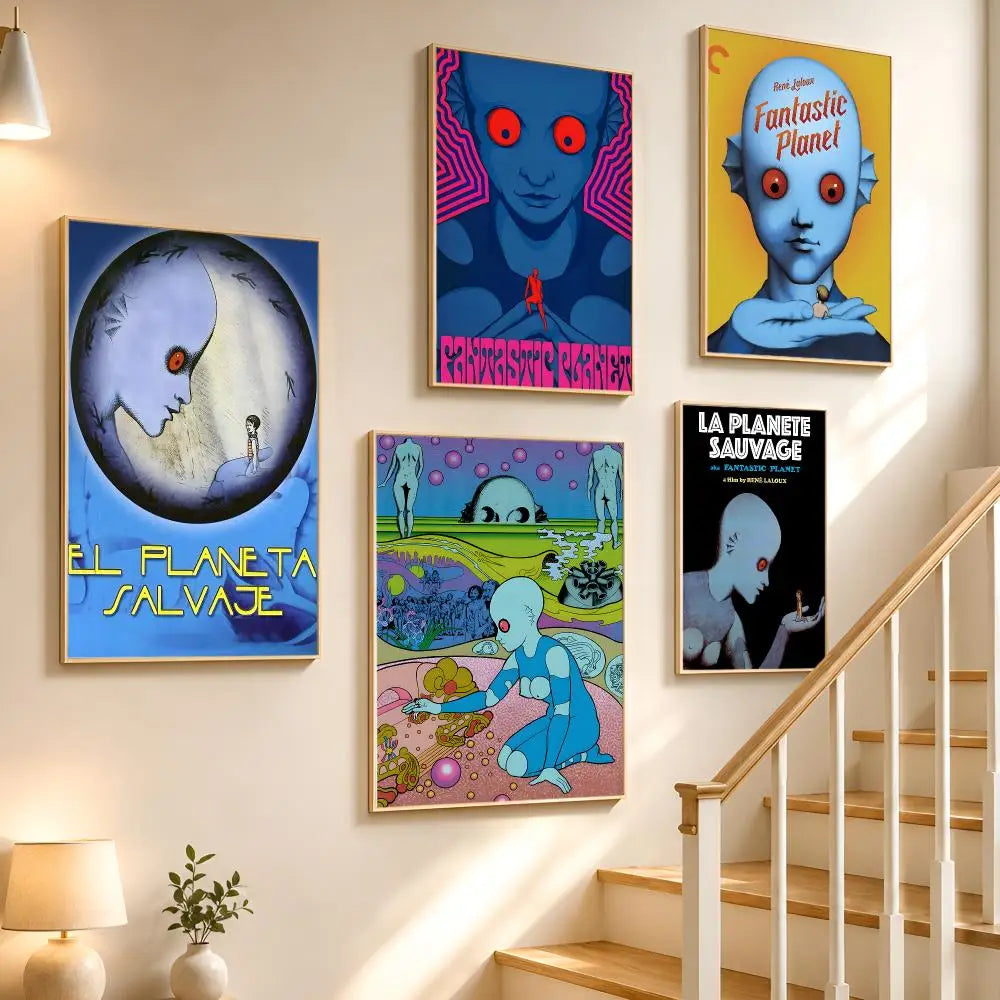 Fantastic Planet Poster HD Waterproof Wall Sticker | Home Décor Wall Sticker Decal Axl