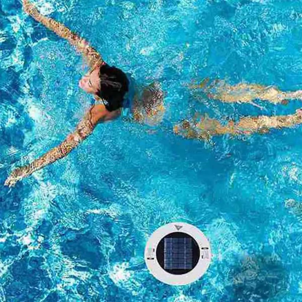 Solar Copper Pool Ionizer – Floating RGB LED Cleaner Pool Ionizer Axl