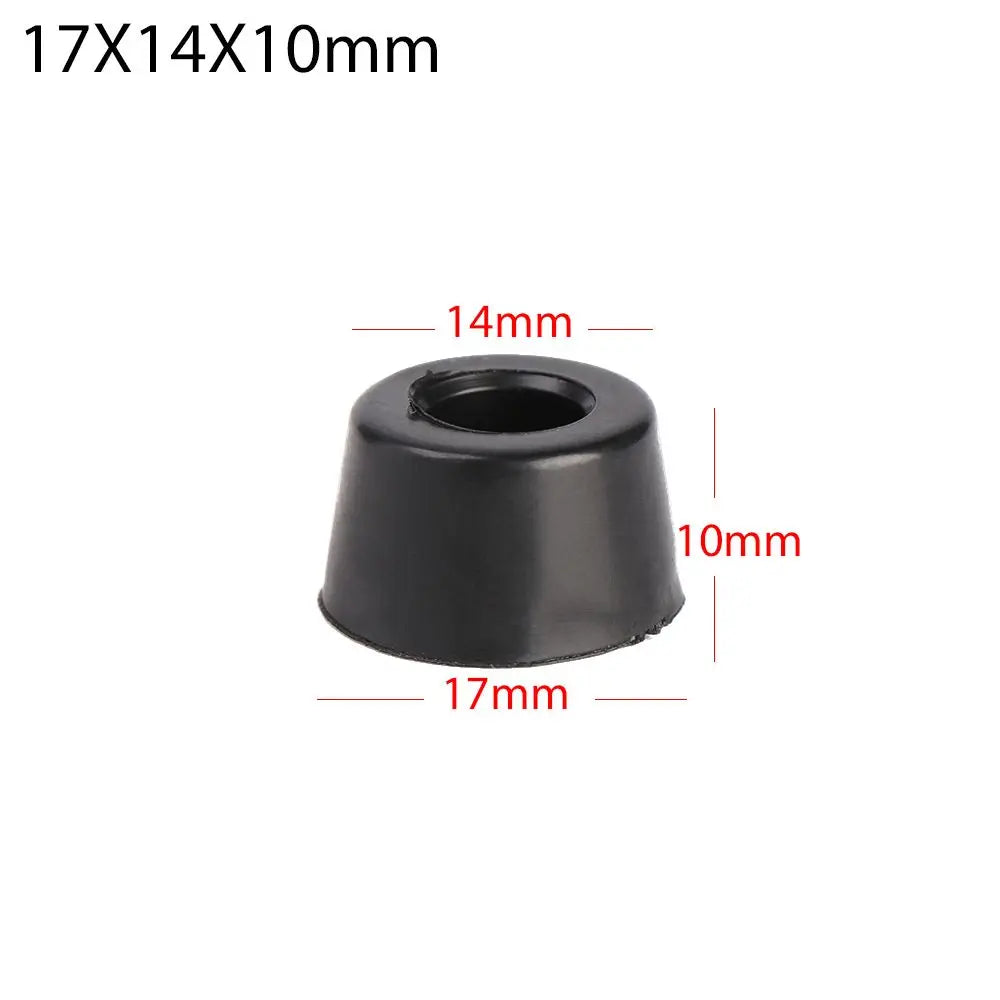 10-Pack Tapered Rubber Furniture Feet – Non-Slip Floor Pads Furniture Feet Pads Axl 17x14x10mm