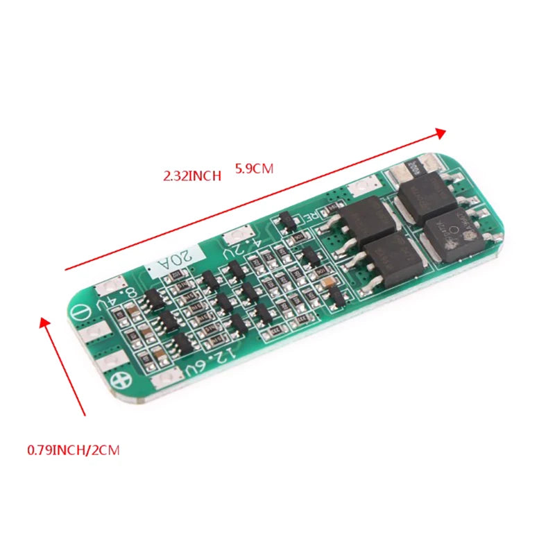 3S 20A BMS Protection Board for 18650 Lithium Battery Pack BMS Protection Board Axl onesize