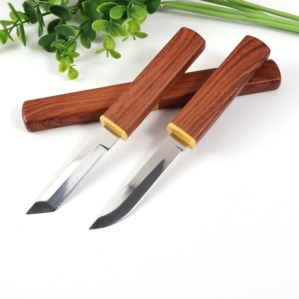 Stainless Steel Fixed Blade Utility Knife – Set of 1/2/3 Fixed Blade Knife Axl