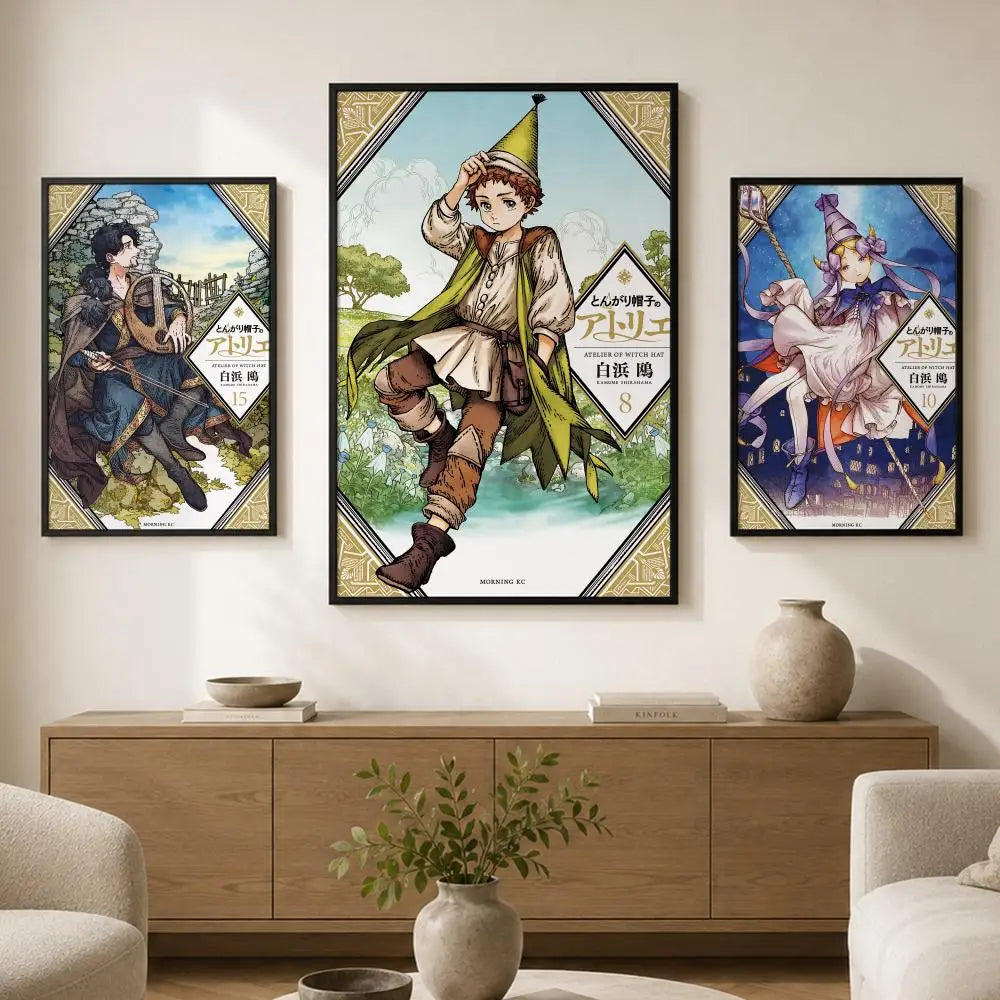 Bouchi no Atelier Poster – Waterproof Self-Adhesive Wall Art Decorative Wall Poster Axl
