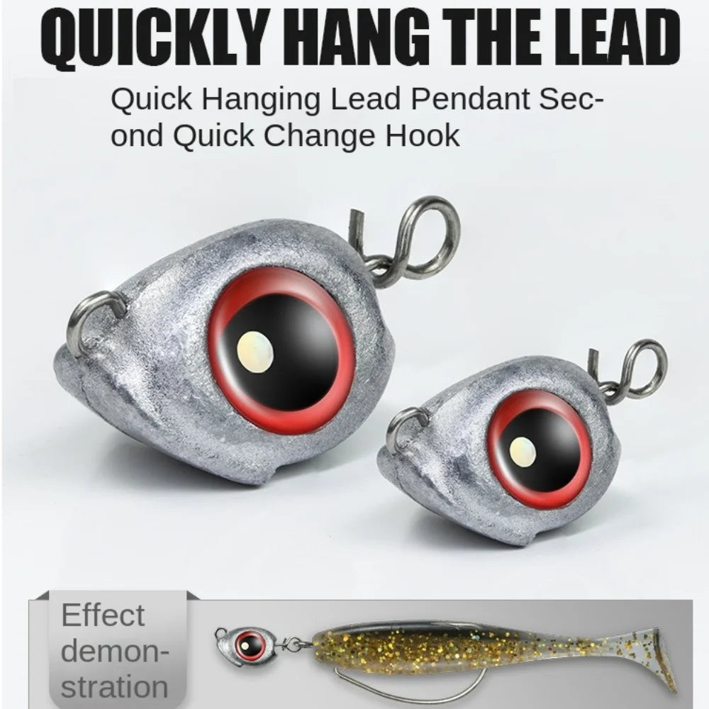 10 Pc Swimbait Jig Heads – Bass Fishing Lures 3.5g–10g Fishing Jig Heads Axl
