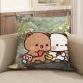Cartoon Linen Cushion Cover Set – Sofa, Bed & Chair Decor Linen Cushion Cover Axl White4 60X60cm