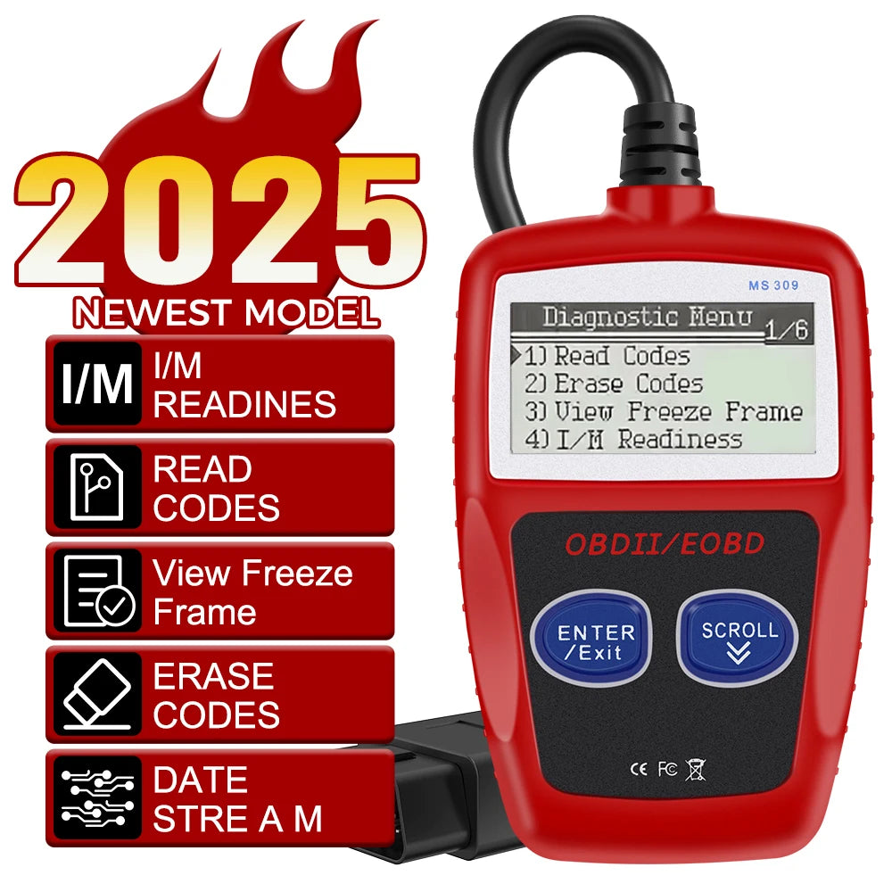 OBD2 Code Reader – Universal 16-Pin Car Diagnostic Scanner OBD2 Diagnostic Scanner Axl