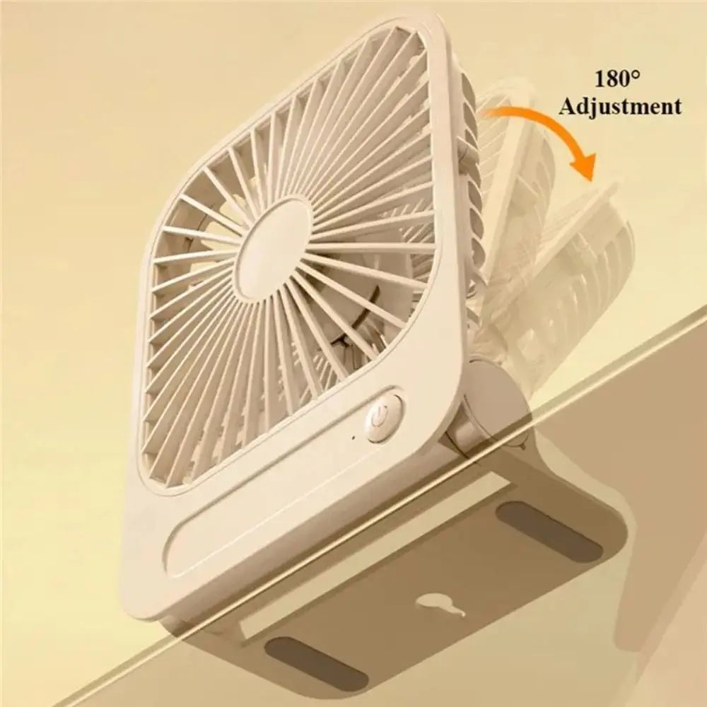 Compact Rechargeable Magnetic Fan – 4-Speed Quiet Portable Fan Portable Mini Fan Axl