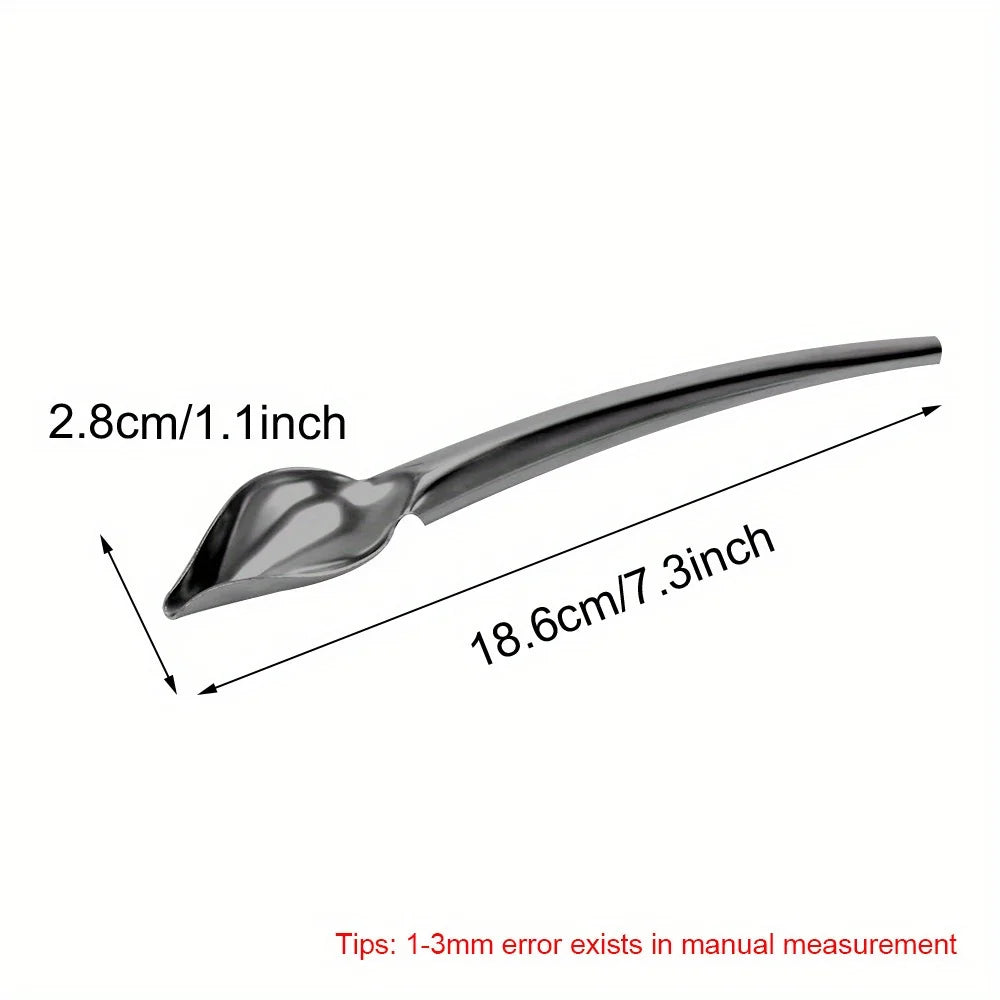Stainless Steel Chocolate Decorating Spoon | DIY Baking Tool Baking Decorating Tool Axl Small 18.6 2.8cm