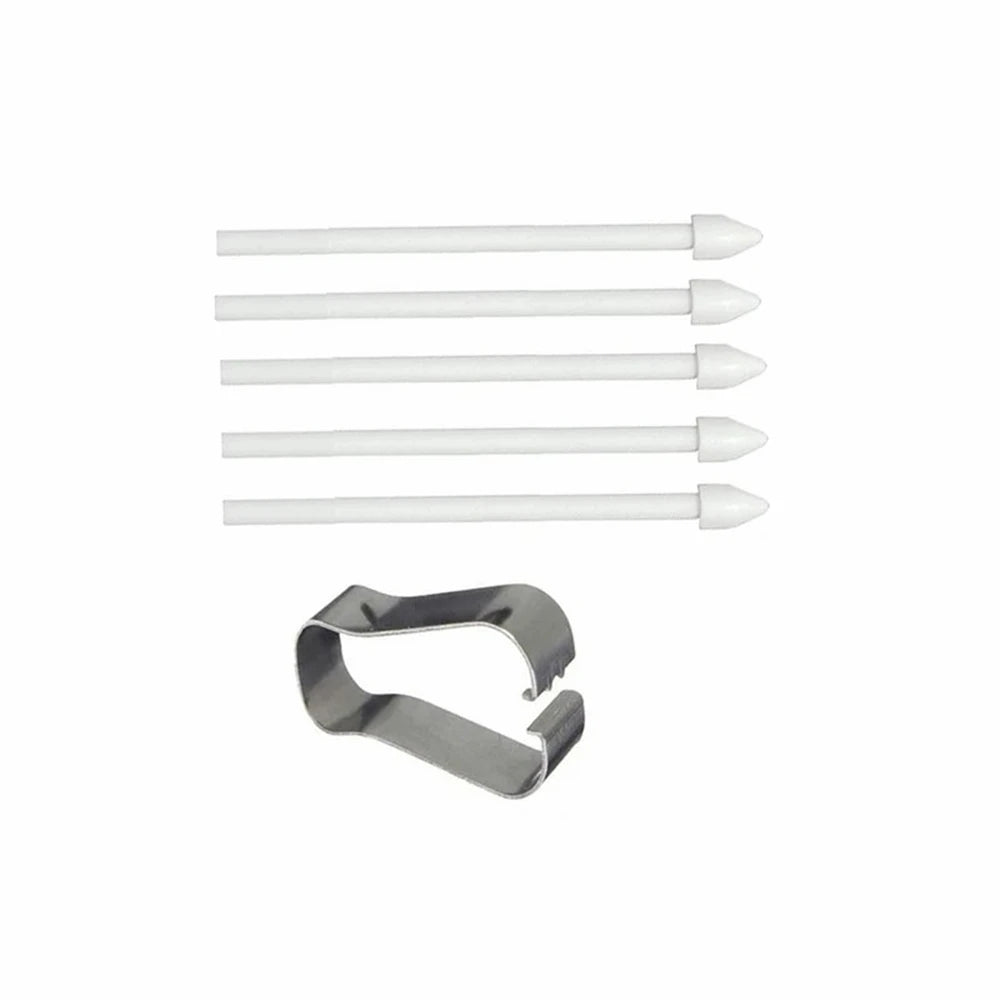 Samsung Galaxy Tab S Pen Replacement Tips 5-Pack – S6 S7 S8 Stylus Pen Tips Axl White