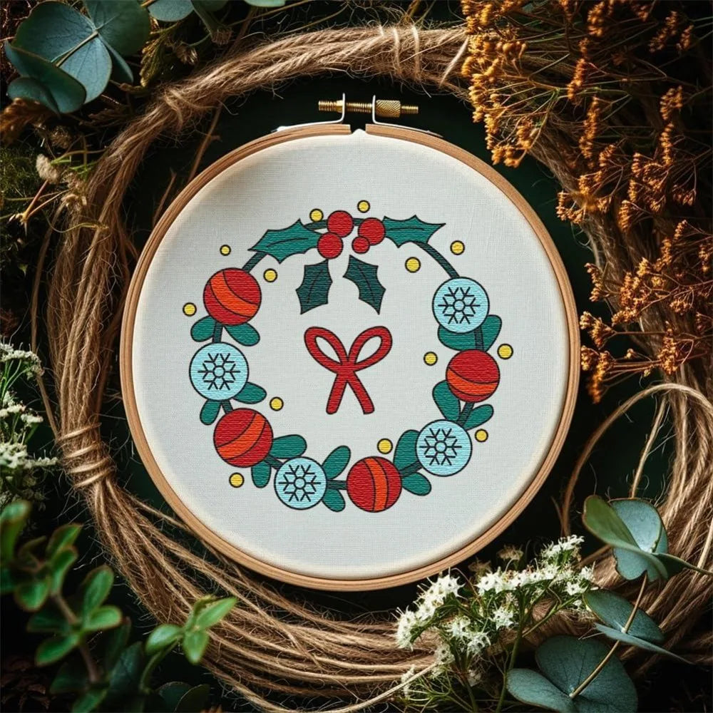 Water Soluble Embroidery Patterns – 80 Christmas Designs, 4 Sheets Embroidery Pattern Kit Axl