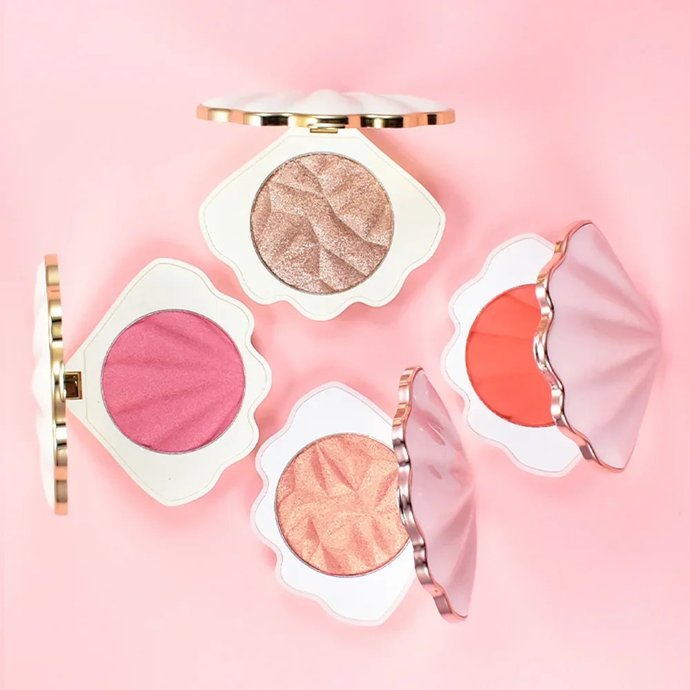 Shell Shape Blush Highlighter & Bronzer Powder – 8g Full Size Blush Highlighter Powder Axl