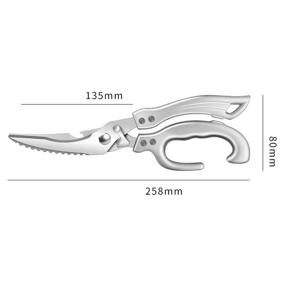 PLYS Multifunctional Kitchen Scissors – Stainless Steel Shears Kitchen Shears Axl