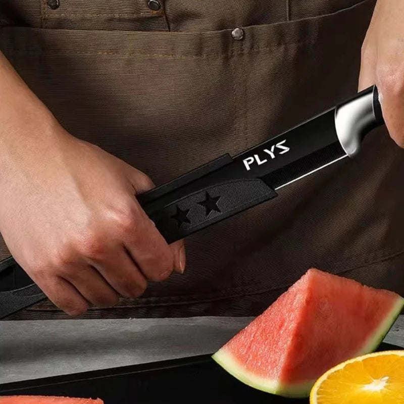 Stainless Steel Watermelon & Fruit Knife – Extended Melon Slicer Fruit Knife Axl
