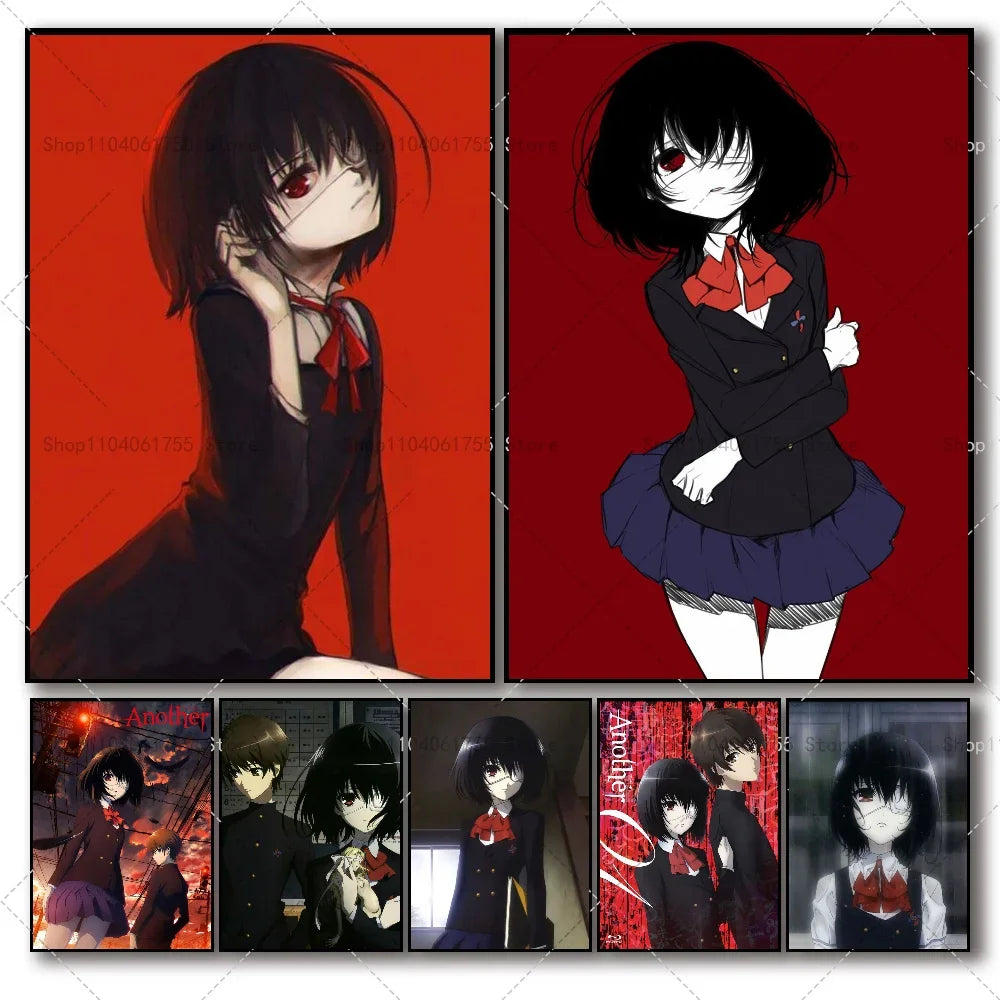 Japanese Horror Anime Another Wall Poster – Waterproof Sticker Wall Art Poster Axl