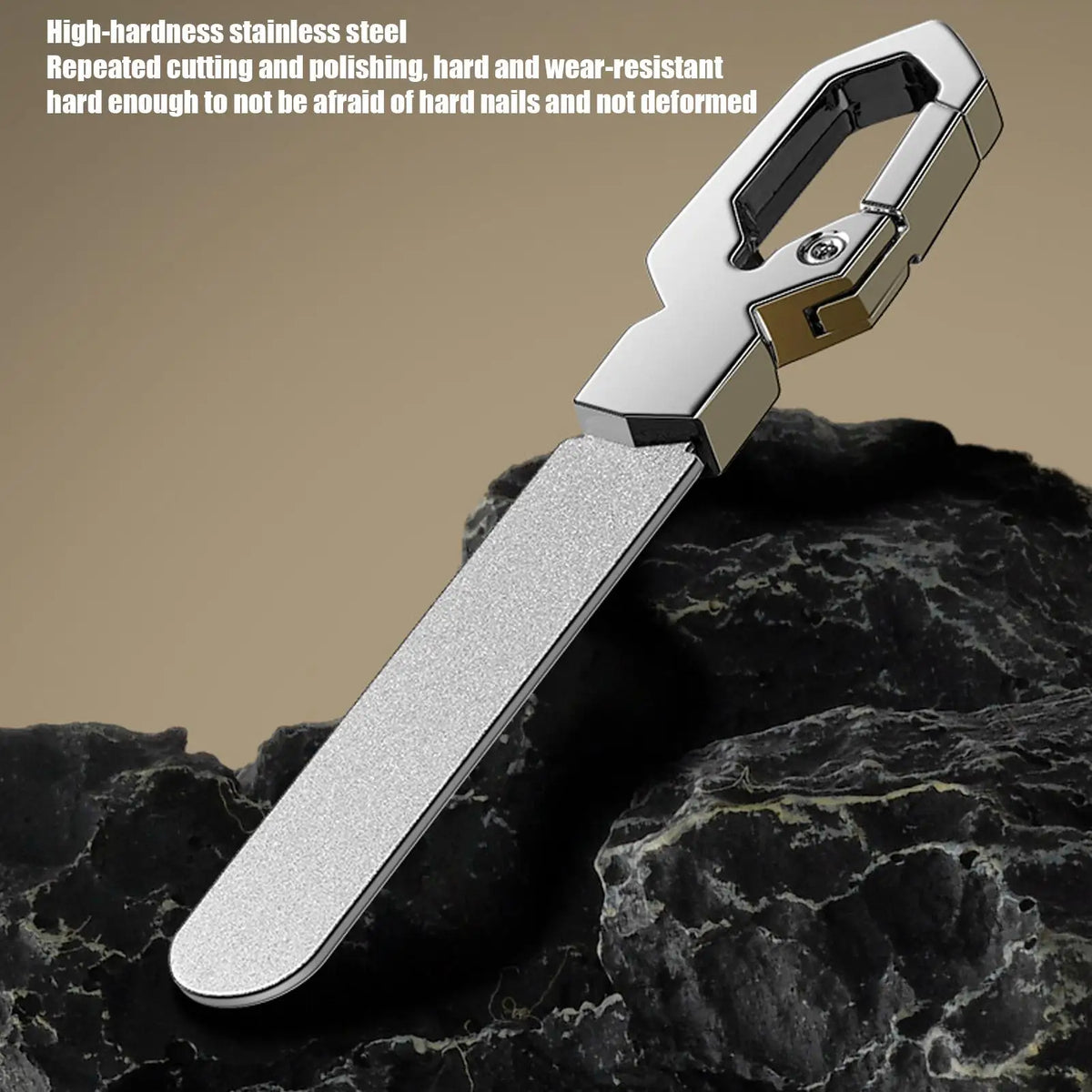 Double-Sided Stainless Steel Nail File – Manicure & Pedicure Metal Nail File Axl