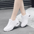 Women's Breathable Mesh Walking Sneakers – Flat Non-Slip Women's Flat Sneakers Axl WHITE 38