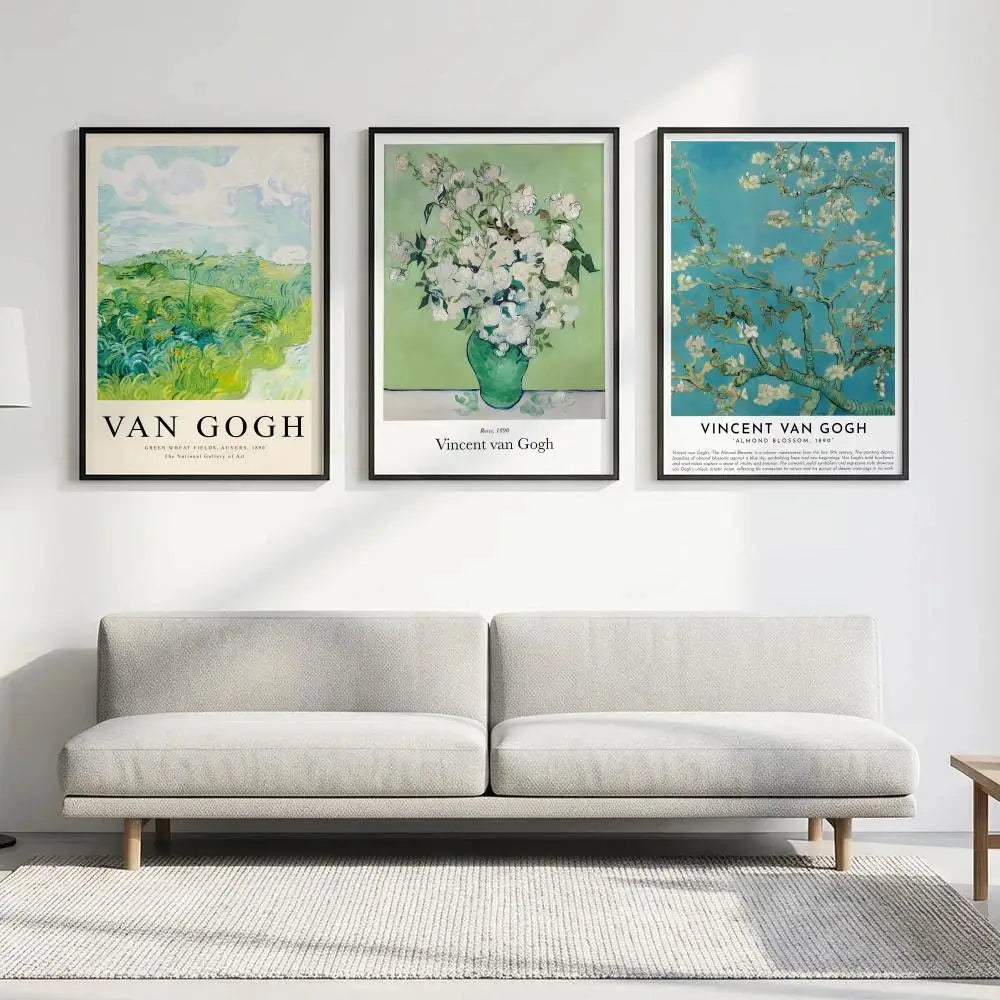Van Gogh HD Art Poster – Waterproof Sticky Wall Decor Art Wall Poster Axl