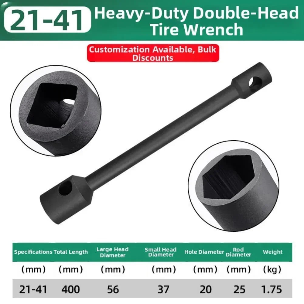 Double-Ended Tire Lug Nut Wrench – Heavy-Duty Hex Socket Tool Socket Wrench Axl 2155 China Mainland