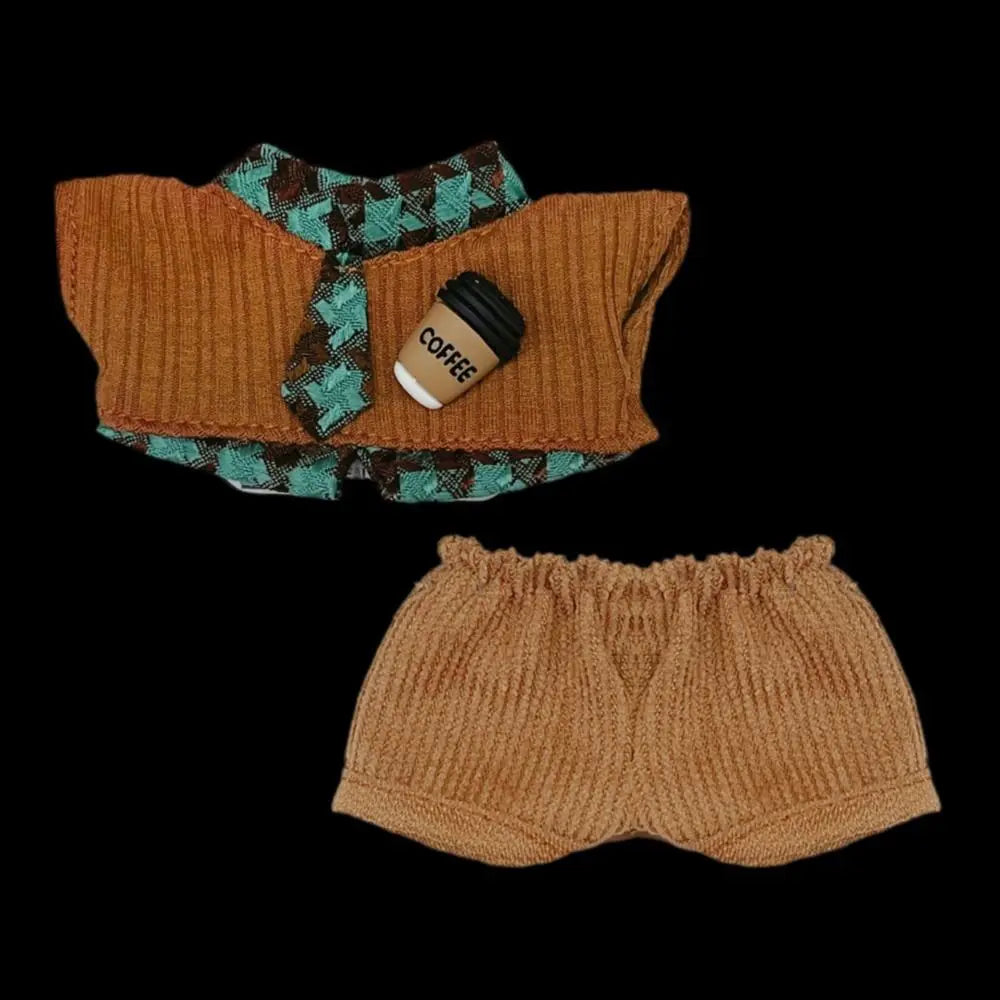 10cm Doll Clothes Set – Blouse, Pants & Necktie for BJD Doll Clothing Set Axl