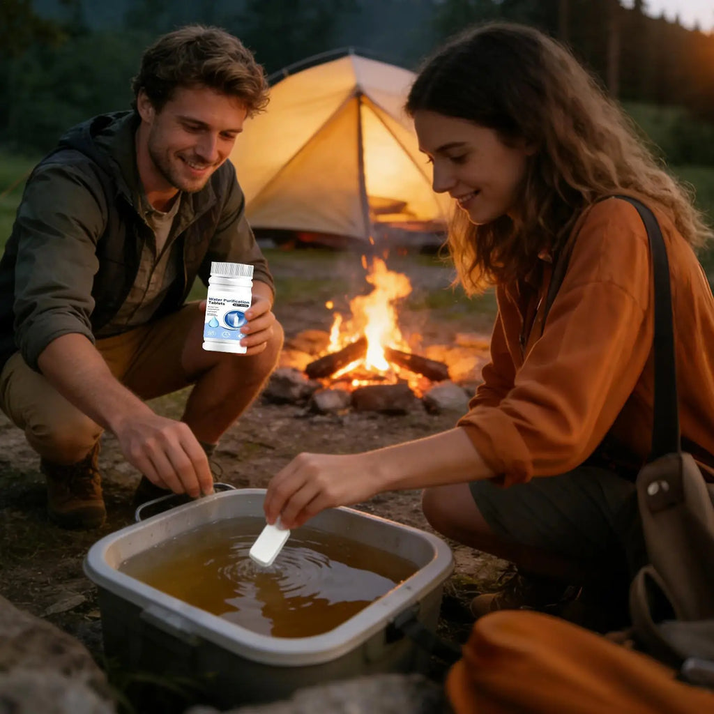 Camping Water Purification Tablets – Fast-Dissolving, Odorless Water Purification Tablets Axl Default Title
