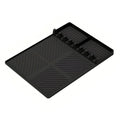 Silicone Grill Mat – Food Grade BBQ Drip Pad & Spatula Rest Silicone Grill Mat Axl Grill Mat-Black