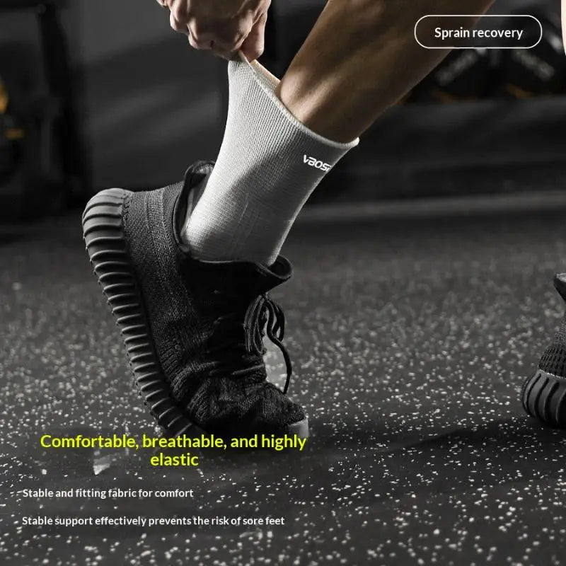 Elastic Ankle Support Sleeves – Breathable Knit Brace 1 Pair Ankle Support Sleeve Axl