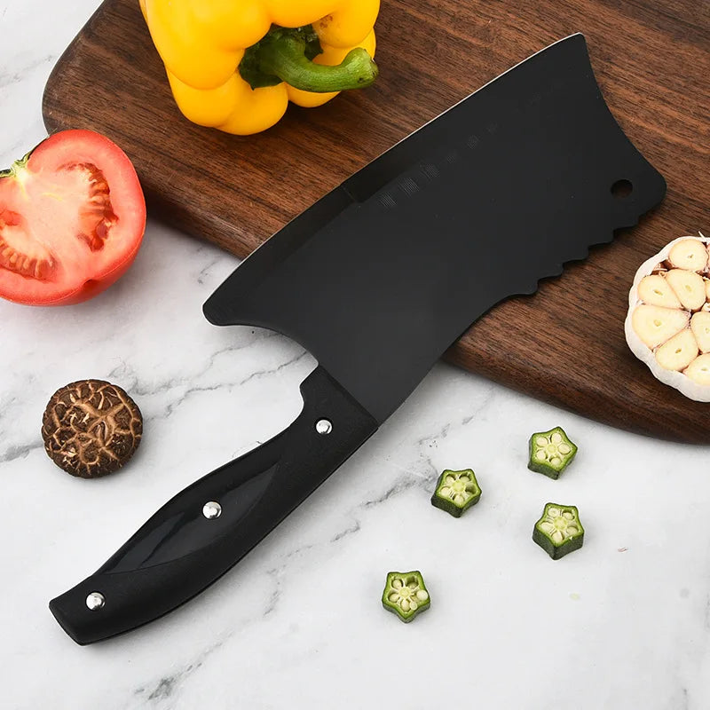 COOKCRAZE 8" Damascus Chef Knife – Meat Cleaver & Kitchen Knife Damascus Chef Knife Axl