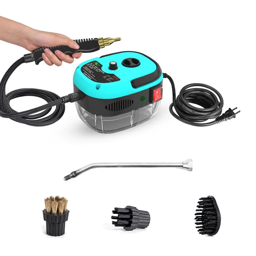 BALASHOV 2500W Handheld Steam Cleaner – Home, Car & Kitchen Handheld Steam Cleaner Axl Blue 110 V