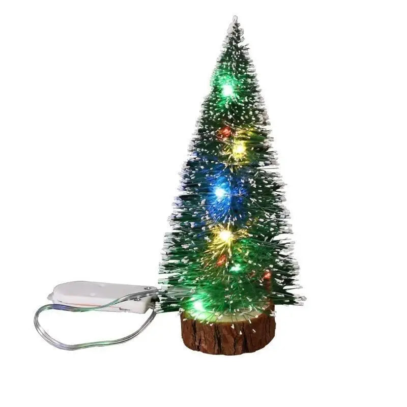 Mini LED Artificial Christmas Tree – Desktop Decor 15–30cm Mini Christmas Tree Axl