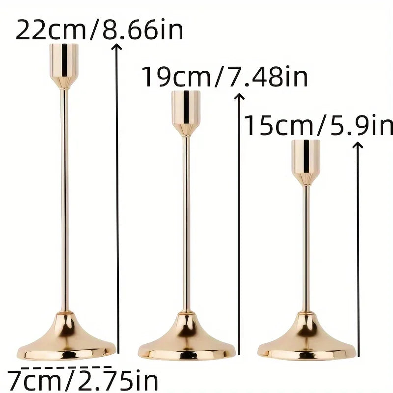 12 Elegant Metal Candle Holders – Wedding & Holiday Decor Metal Candle Holders Axl