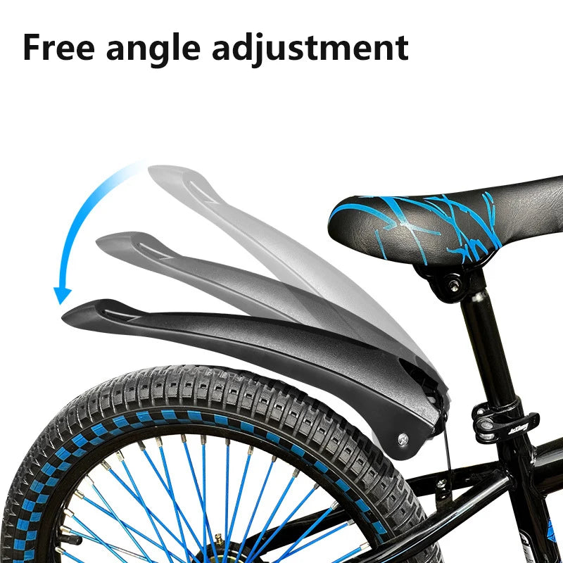 Adjustable Bike Mudguard Set – Front & Rear Fenders 24/26" Wheels Bicycle Fender Set Axl