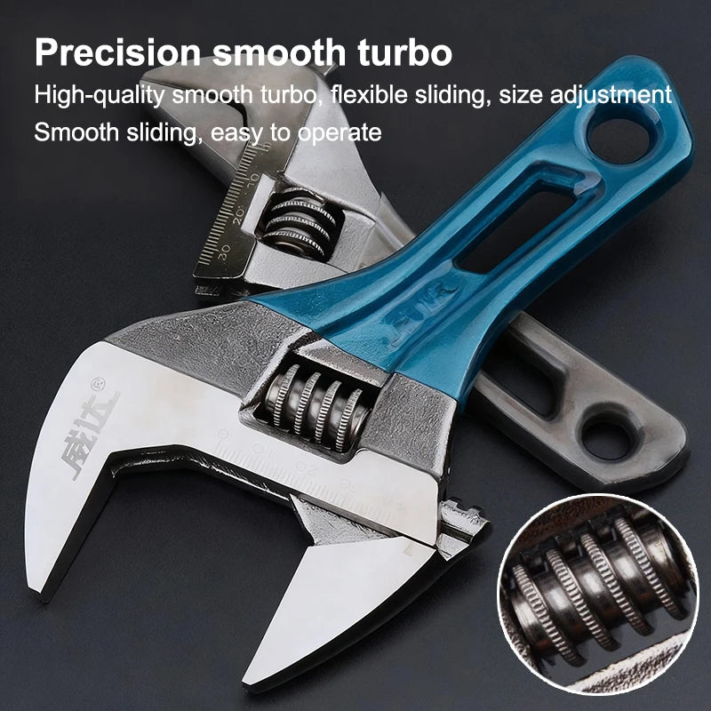 Adjustable Wrench 4/5/6/8 Inch Short Handle Mini Spanner Adjustable Wrench Axl