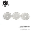 3-Pack Stainless Steel French Press Replacement Mesh Filters Coffee Press Filter Axl 800ml