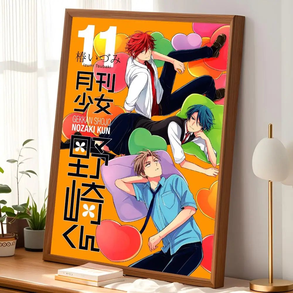 Monthly Girls' Nozaki-kun HD Self-Stick Anime Wall Poster Anime Wall Poster Axl