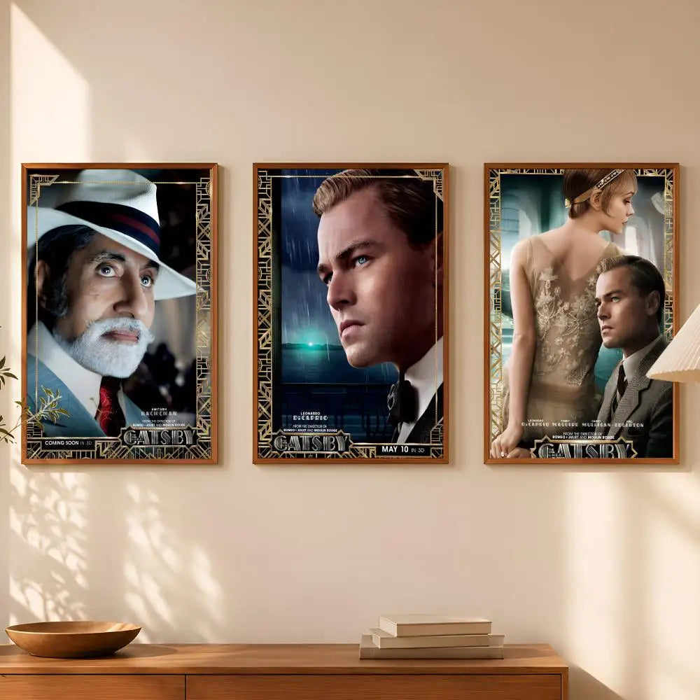 Great Gatsby HD PVC Self-Stick Wall Art Poster – Waterproof Wall Art Poster Axl