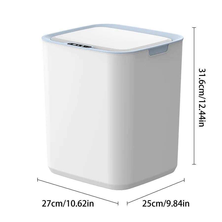 ONEKA 22L Touchless Sensor Trash Can – Auto Open Induction Bin Sensor Trash Can Axl White 22L