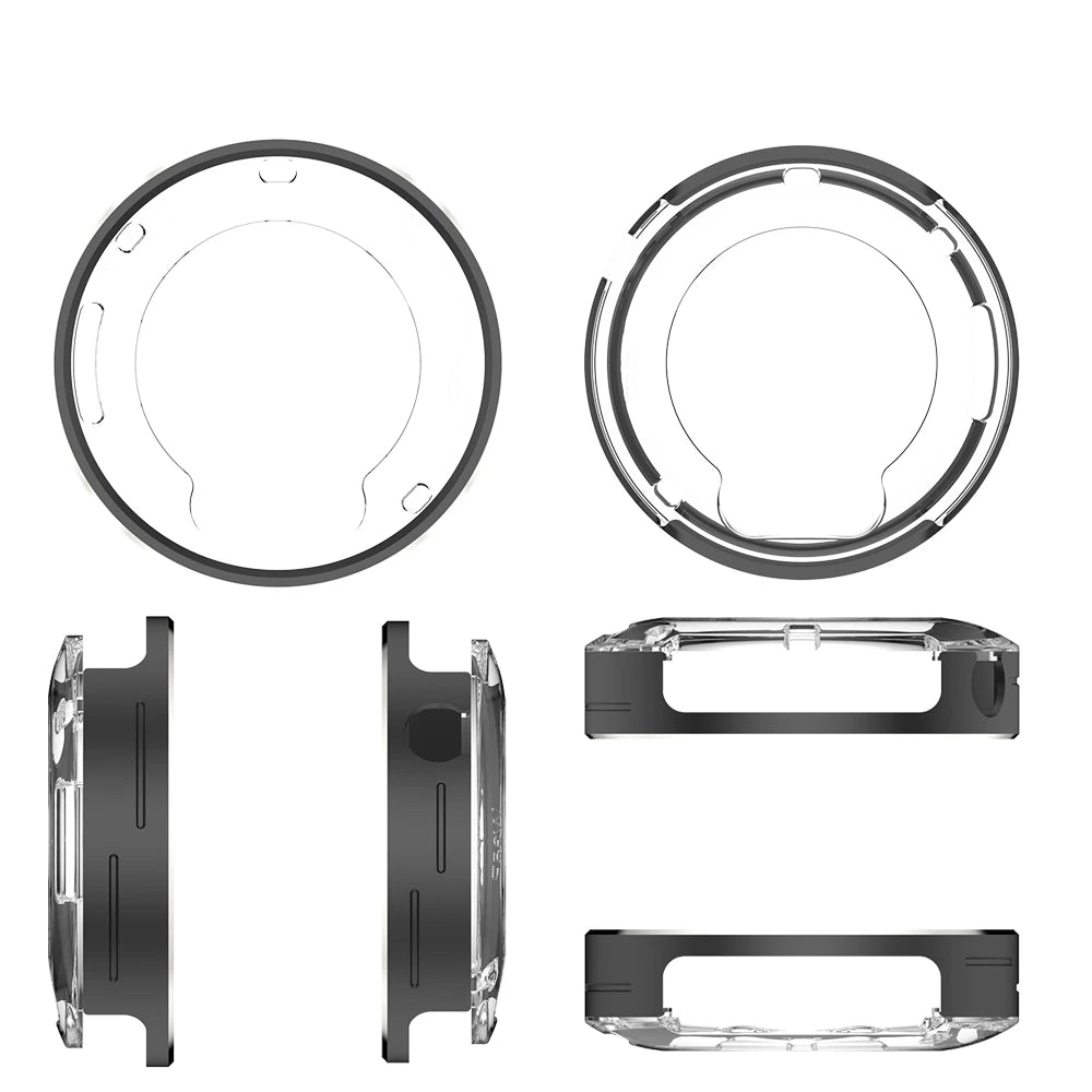 Metal Case for CMF by Nothing Watch Pro 3 | Scratch & Drop Guard Smartwatch Protective Case Axl black