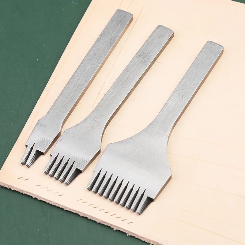 3-Piece French Style Leather Stitching Punch Tool Set | DIY Craft Leather Punch Tool Set Axl