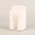 Wall Mounted Remote Control Holder – No-Drill Storage Box Wall Storage Organizer Axl White