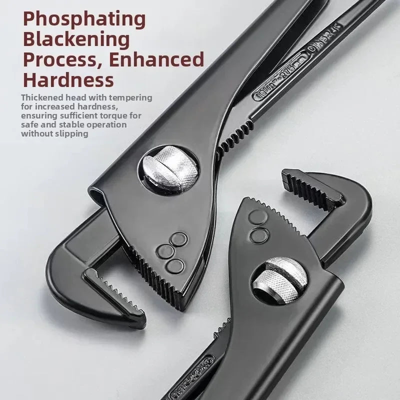 Heavy Duty Pipe Wrench 7–12 Inch | Carbon Steel Plumbing Tool Pipe Wrench Axl