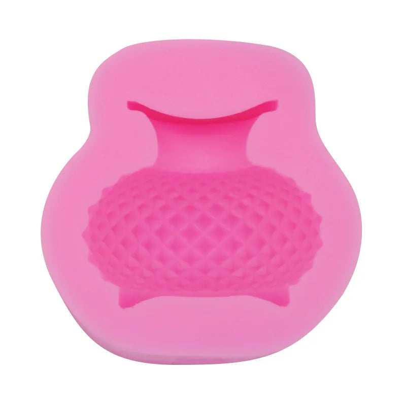Flower Vase 3D Silicone Mold – Fondant, Chocolate & Soap Silicone Baking Mold Axl