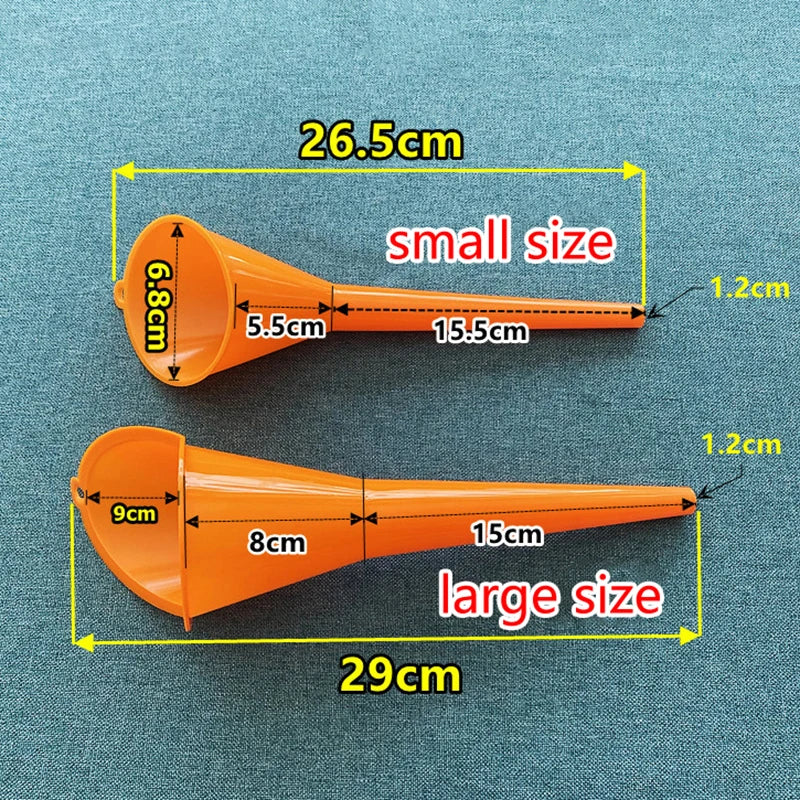 Long Stem Anti-Splash Fuel Funnel for Cars & Motorcycles Automotive Fuel Funnel Axl