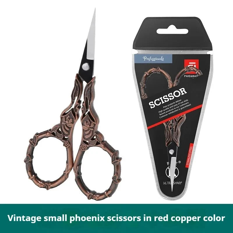 Retro Sewing Scissors – Steel Embroidery & Cross-Stitch Cutter Embroidery Scissors Axl