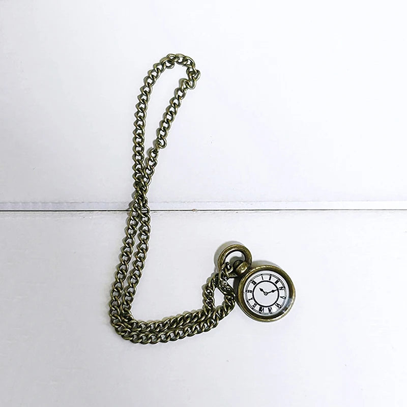 1/12 Dollhouse Miniature Vintage Pocket Watch Accessory Dollhouse Accessory Axl E