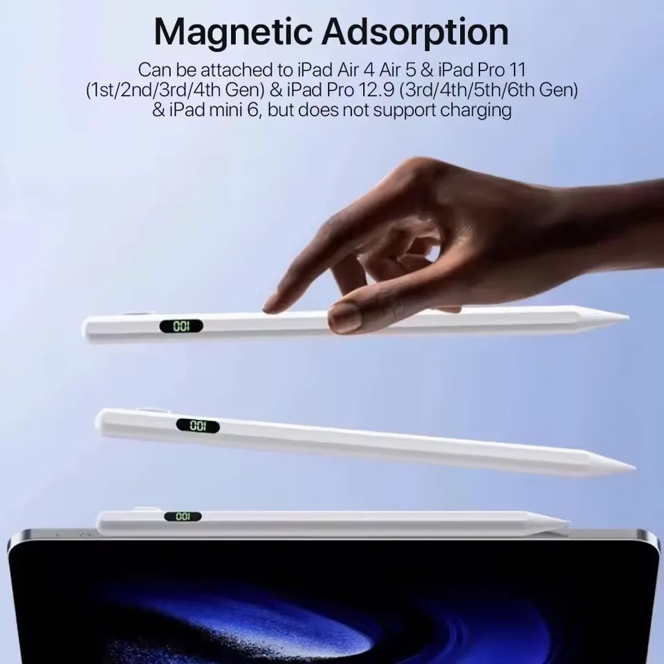 Digital Stylus Pen for iPad – Palm Rejection & Power Display iPad Stylus Pen Axl