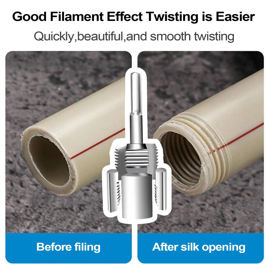 PVC Pipe Threader – Internal & External Tapping Tool for Drill Pipe Threading Tool Axl