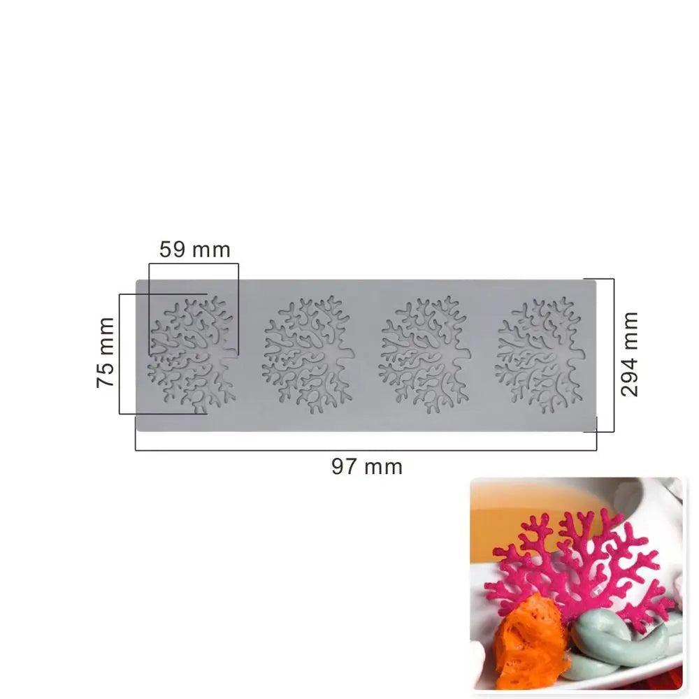 Silicone Cake Lace Mold – Fondant, Butterfly & Honeycomb Silicone Cake Mold Axl Style B