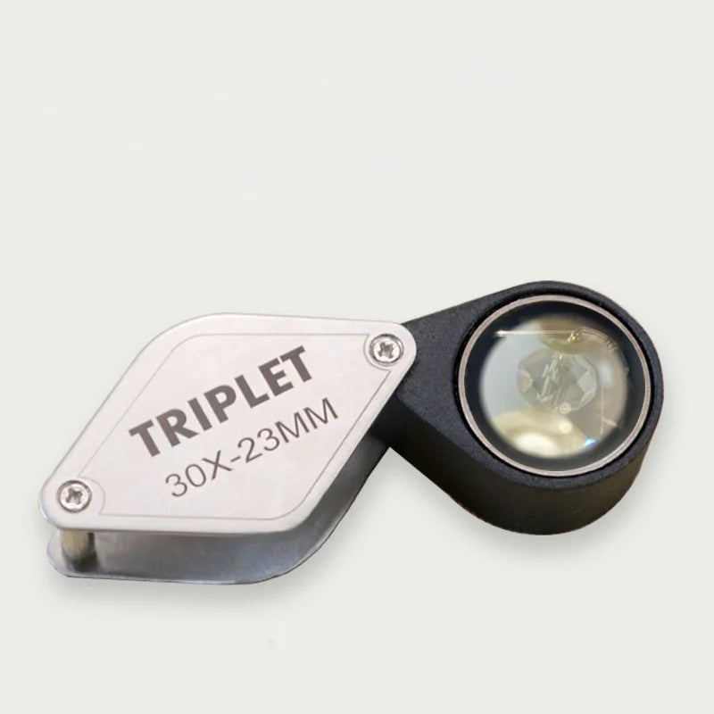 Double-Layer LED Loupe – High-Power Jewelry & Antique Magnifier Jewelry Loupe Axl 30x